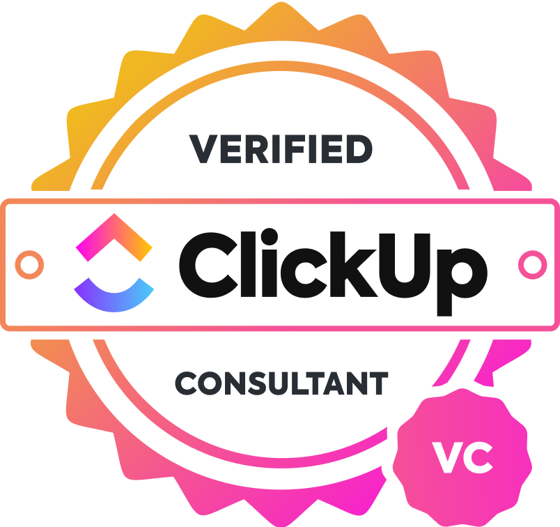 ClickUp Verified Consultant badge